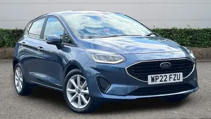 Used Ford Fiesta Trend 101 HP (74 kW) 2022 Blue Hatchback