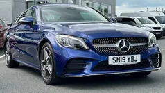 Blue Used 2019 Mercedes C220 AMG Line Premium Coupe | £18,999 (Fair price)