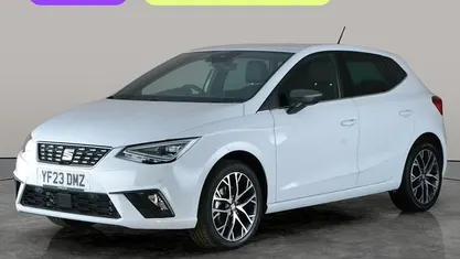 Used Seat Ibiza XCELLENCE Lux 110 HP (80 kW) 2023 White Hatchback