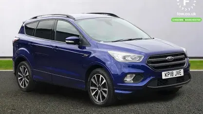 Usado Ford Kuga ST-Line 150 CV (110 kW) 2018 Azul SUV