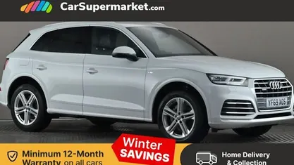 White Used 2019 Audi Q5 S-Line SUV | £21,497 (Fair price)