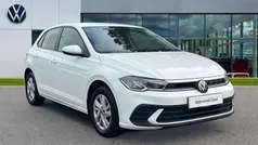 Pure white Used 2021 VW Polo Life Hatchback | £14,390 (Fair price)