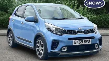 Used Kia Picanto X-Line 84 HP (61 kW) 2019 Blue Hatchback