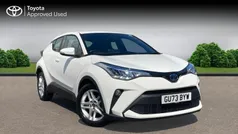 Pure white Used 2022 Toyota C-HR SUV | £21,292 (Fair price)
