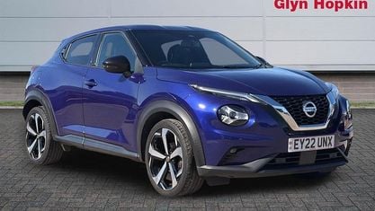 Używany Nissan Juke Tekna 114 KM (83 kW) 2022 Niebieski SUV