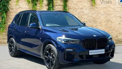 Used BMW X5 M Sport 286 HP (210 kW) 2021 Blue SUV