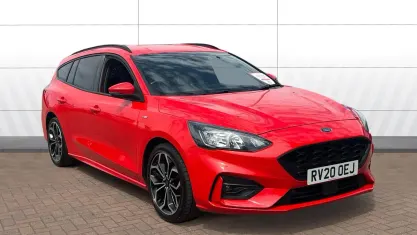 Used Ford Focus ST-Line X 125 HP (91 kW) 2020 Red Estate