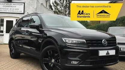 Black Used 2021 VW Tiguan Allspace SEL SUV | £20,999 (Fair price)