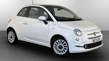 White Used 2021 Fiat 500 Dolcevita Hatchback | £8,595 (Good price)
