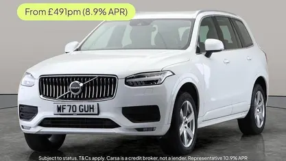 White Used 2020 Volvo XC90 Momentum SUV | £24,803 (Fair price)