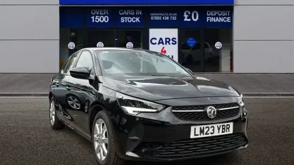 Used Vauxhall Corsa Design Edition 101 HP (74 kW) 2023 Black Hatchback