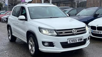 Used VW Tiguan R-line Edition 150 HP (110 kW) 2015 White SUV