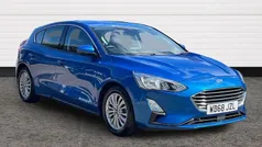 Blue Used 2018 Ford Focus Titanium Hatchback | £8,990 (Fair price)