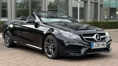 Used Mercedes E350 AMG Line Premium 258 HP (189 kW) 2015 Black Cabriolet