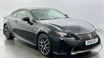 Used Lexus RC300h Sport Line 223 HP (164 kW) 2018 Black Coupe