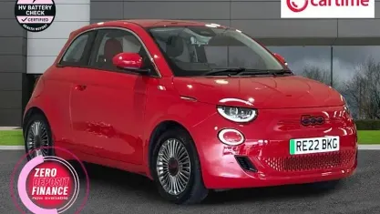 Used Fiat 500e Red 86 kW (118 HP) 2022 Red Hatchback