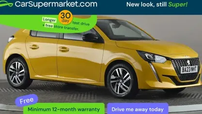 Second-hand Peugeot 208 Active+ 75 CP (55 kW) 2023 Galben Hatchback