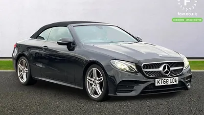 Black Used 2018 Mercedes E220 AMG line Cabriolet | £19,099 (Fair price)