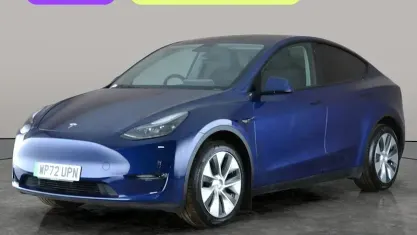 Used Tesla Model Y Long Range AWD 378 kW (514 HP) 2022 Blue SUV