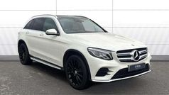 White Used 2018 Mercedes GLC250 AMG Line Premium SUV | £20,966 (Fair price)
