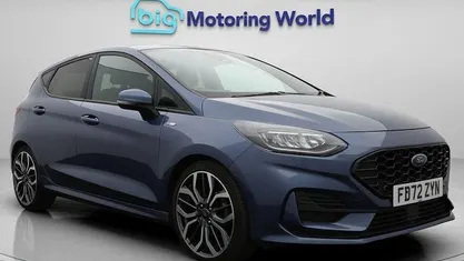 Used Ford Fiesta ST-Line X 125 HP (91 kW) 2023 Blue Hatchback