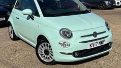 Green Used 2017 Fiat 500 Lounge Hatchback | £6,061 (Fair price)