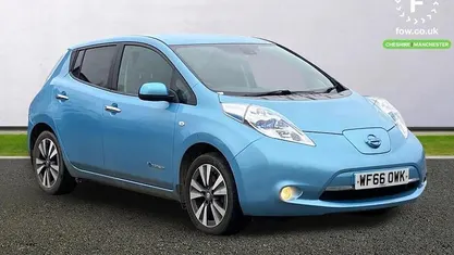 Used Nissan Leaf Tekna 80 kW (109 HP) 2016 Blue Hatchback