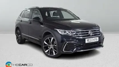 Used VW Tiguan Allspace R-line 190 HP (139 kW) 2022 Black SUV