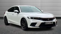 Platinum white Used 2023 Honda Civic Advance Hatchback | £28,495 (Fair price)