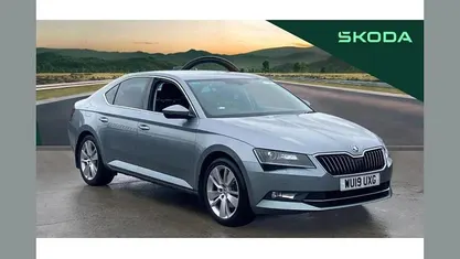 Used Skoda Superb SE L Executive 150 HP (110 kW) 2019 Grey Hatchback