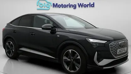 Black Used 2022 Audi Q4 Sportback e-tron S-Line SUV | £20,800 (Fair price)