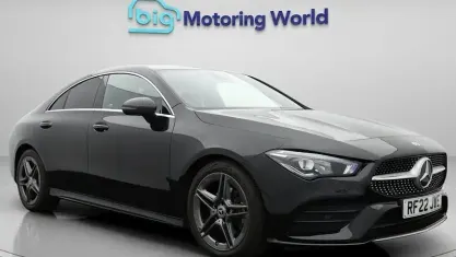 Used Mercedes CLA180 AMG line 136 HP (100 kW) 2022 Black Coupe