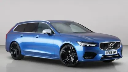 Used Volvo V90 R-Design 190 HP (139 kW) 2019 Blue Estate