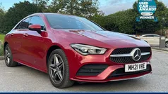 Red Used 2021 Mercedes CLA250e AMG Line Premium Sedan | £19,495 (Fair price)