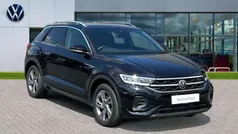 Deep black pearlescent Used 2024 VW T-Roc R-line SUV | £28,073 (Fair price)