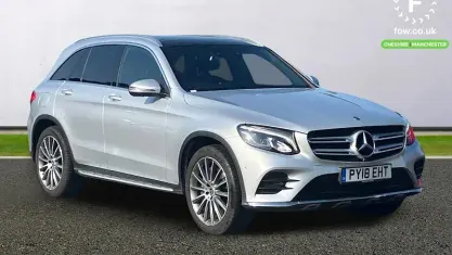 Used Mercedes GLC250 AMG line 204 HP (150 kW) 2018 Silver Estate