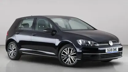 Used VW Golf VII SE 110 HP (80 kW) 2018 Black Hatchback