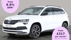 White Used 2021 Skoda Karoq SportLine SUV | £21,988 (Fair price)