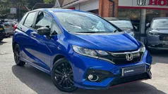 Brilliant sporty blue Used 2018 Honda Jazz Sport Hatchback | £10,750 (Fair price)