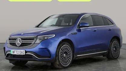 Used Mercedes EQC400 AMG Line Premium 300 kW (408 HP) 2023 Blue SUV