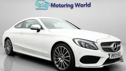 White Used 2017 Mercedes C200 AMG line Coupe | £14,900 (Fair price)
