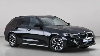 Used BMW 330e Sport Line 292 HP (214 kW) 2022 Black Estate