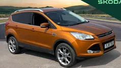 Orange Used 2015 Ford Kuga Titanium SUV | £9,805 (Fair price)