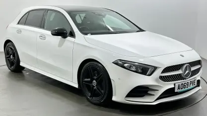 Used Mercedes A220 AMG Line Premium 190 HP (139 kW) 2019 White Hatchback