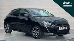 Black Used 2021 Peugeot 208 Allure Hatchback | £11,726 (Fair price)