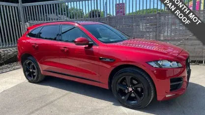 Used Jaguar F-Pace R-Sport 179 HP (131 kW) 2019 Red SUV