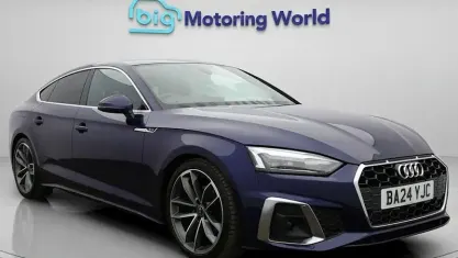 Used Audi A5 Sportback S-Line 150 HP (110 kW) 2024 Blue Hatchback