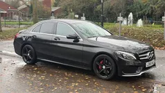 Black Used 2015 Mercedes C220 AMG line Sedan | £9,495 (Fair price)