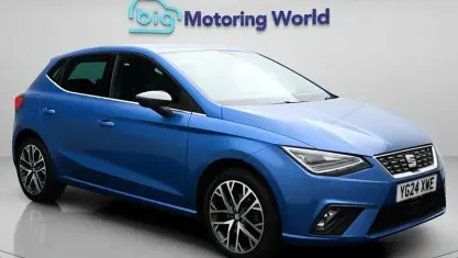 Begagnad Seat Ibiza XCELLENCE 110 HK (80 kW) 2023 Blå Halvkombi
