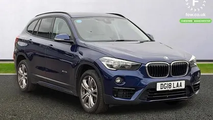 Used BMW X1 Sport Line 140 HP (102 kW) 2018 Blue SUV